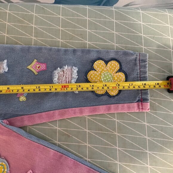 🌸 Hand-Embroidered Toddler Jeans (Size 12–18 Months) 🌸 NWT - Picture 13 of 16